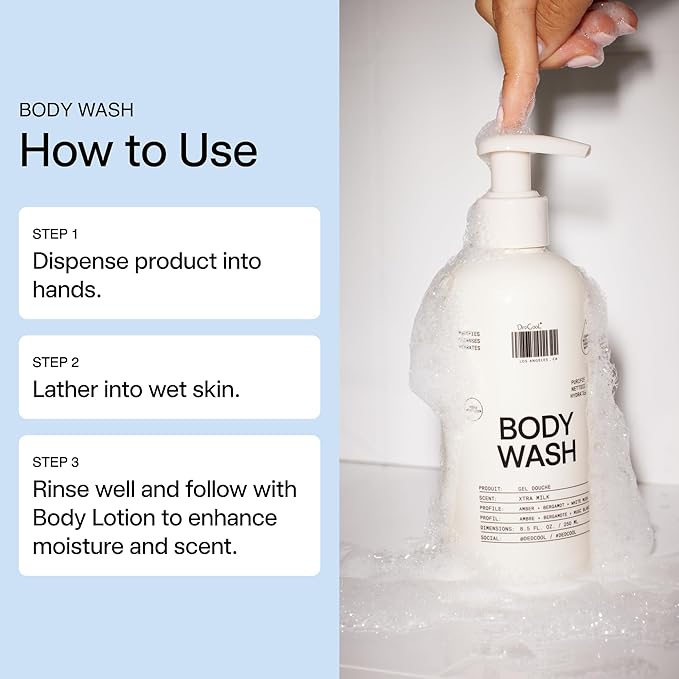 DedCool, Body Wash, 01 Taunt, Shea Butter & Snow Mushroom, 8.5 fl oz