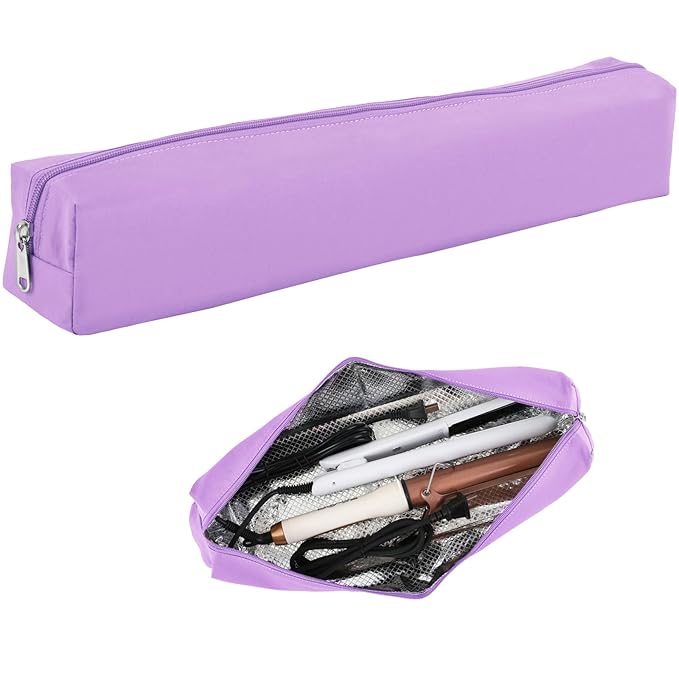 Suafrnut Professional Heat Resistant Hot Hair Tools Organizer Bag