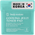 Body Restore Niacinamide Toner Pads, Hyaluronic Acid - Cooling Jelly 60 Ct