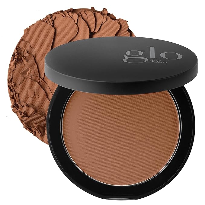 Glo Skin Beauty Pressed Base Powder Foundation, Cocoa Light – Buildable Sheer to Full Coverage, Long Wear Face Powder Compact, Pressed Powder Makeup for Smooth, Semi-Matte Finish