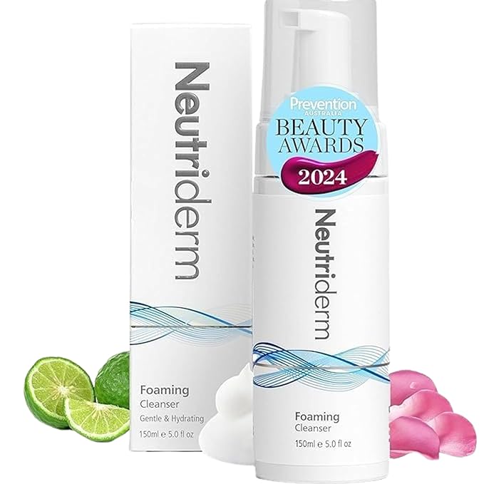 NEUTRIDERM Foaming Face Wash with Niacinamide & Vitamin C, 5 Fl Oz