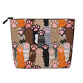 MOLAIGIN Funny Cat Paw Cosmetic Bag For Women, Travel Makeup Bag, Toiletry Zipper Bag, Large Capacity Aesthetic Cases