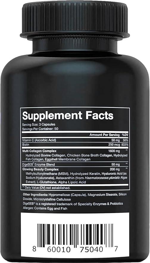 Vital Vitamins Multi Collagen Complex Plus Biotin, Hyaluronic Acid & VIT. C