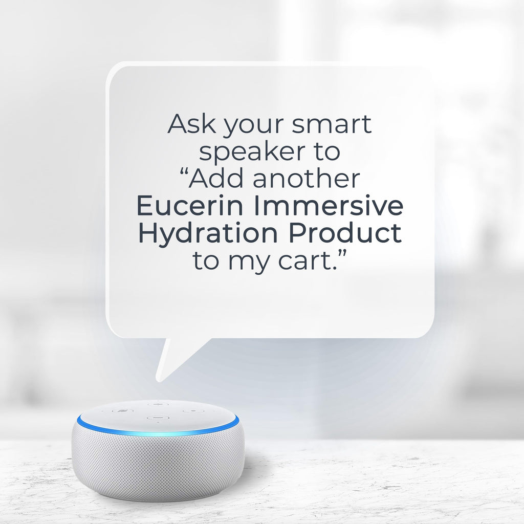 Eucerin Immersive Hydration Smoothing Face Serum, Ultra-Lightweight Hyaluronic Acid Serum Reduces the Look of Fine Lines and Wrinkles, 1 Fl Oz Bottle