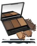Eyebrow Powder Kit,3 Color Eye brow Tinting Powder Kit with Razor for Women