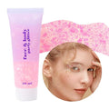 DAGEDA Body Glitter Gel, Face Glitters Body Gel Sequins Shimmer Liquid Eyeshadow, Chunky Glitter for Face Hair Nails, Holographic Cosmetic Laser Powder Festival Glitter Makeup 1.7oz (Light Pink)