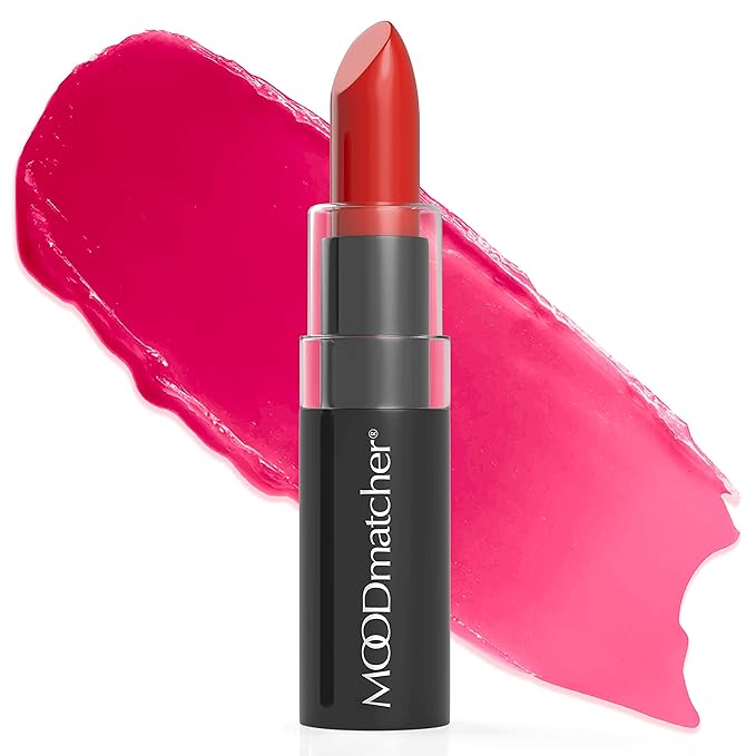 MOODmatcher LIVAURA Long Lasting Lipstick for Women – Color Changing Moisturizing Cream Lipsticks, Smudge Proof Lip Stick, Easy to Apply Lip Makeup, Made in USA (Red)