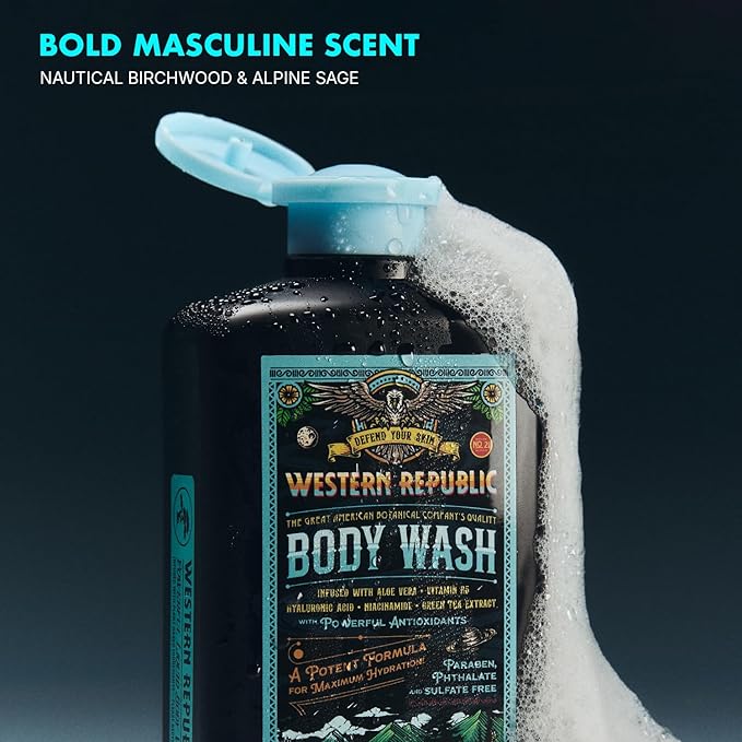 Western Republic - Body Wash Shower Gel Duo - 500ml 2 Pack