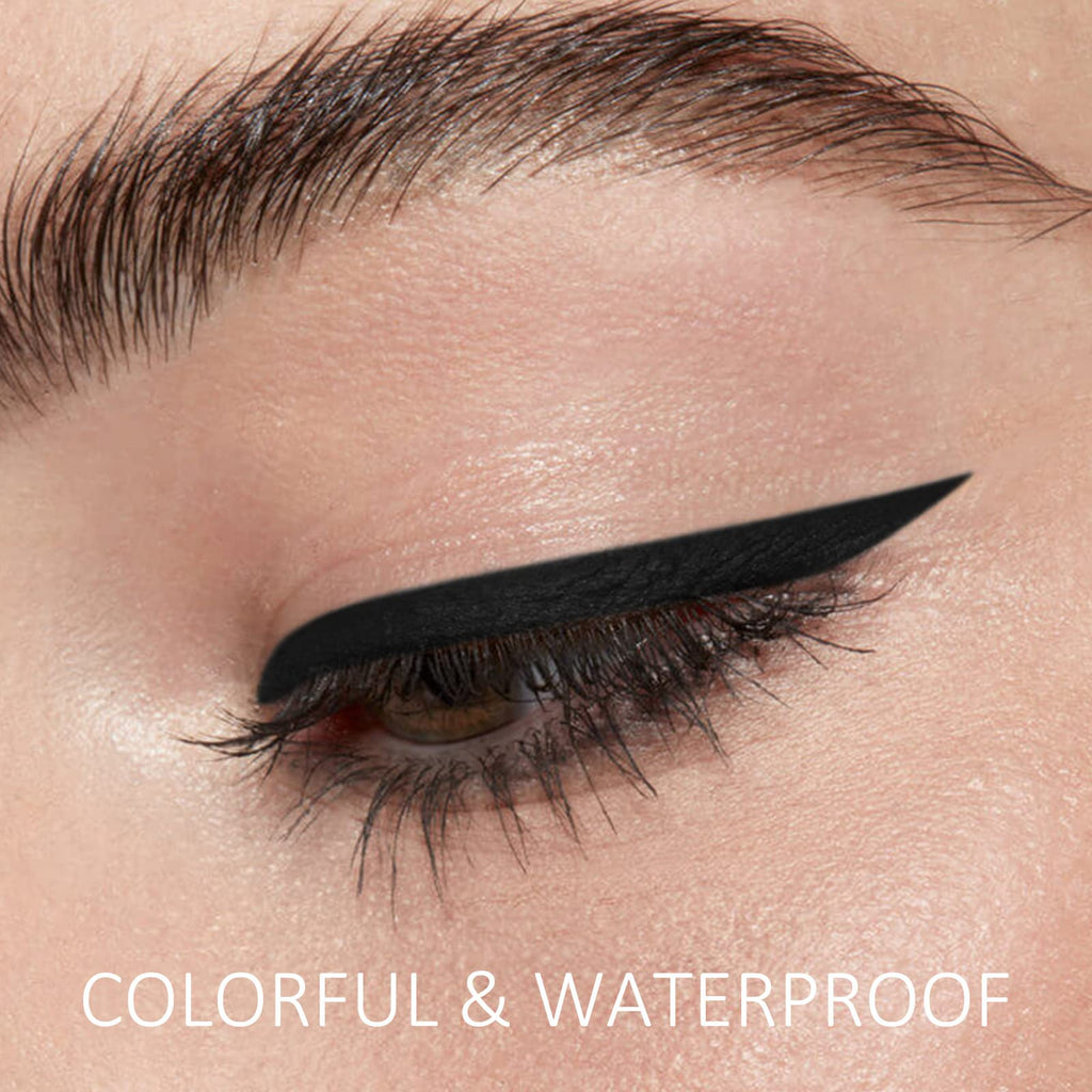 Boobeen 2pcs Liquid Eyeliner Pen, Matte Eye Liner with Precision Tip, Long Lasting Eyeliner Pencil for Bold Eye Makeup, Glides on Smoothly