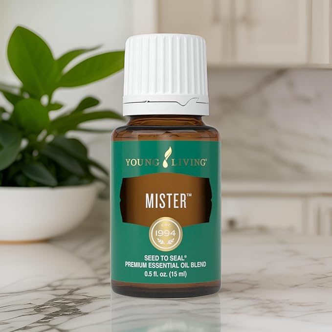 Young Living Mister Premium Essential Oil | 15 ml | Aromatherapy for Balance & Vitality | Masculine Energy Support | Enriched with Sage & Lavender | 100% Natural Blend of Oils for Men & Women