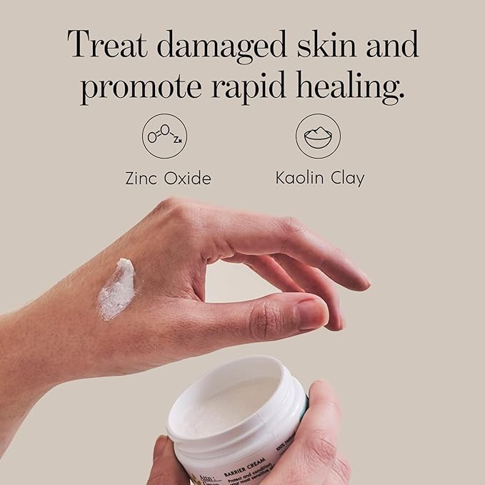 ATTN: GRACE Barrier Cream - Coconut Oil, Shea Butter, and Beeswax Protects Skin and Prevents Irritation - Promotes Rapid Healing for Damaged Skin - Dermatologist Tested, Talc Free, No Parabens