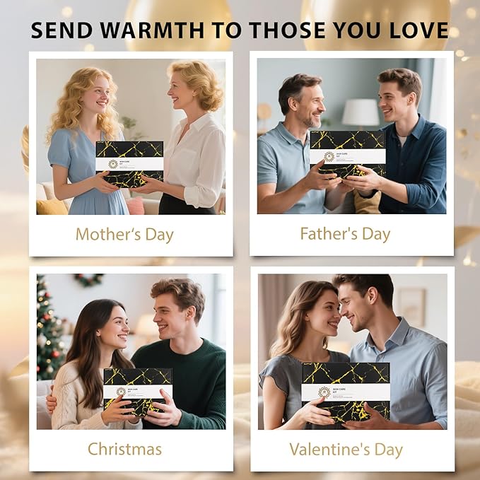 Gifts for Women & Men, 30pcs Fathers Day Gifts, Spa Gift Basket Set