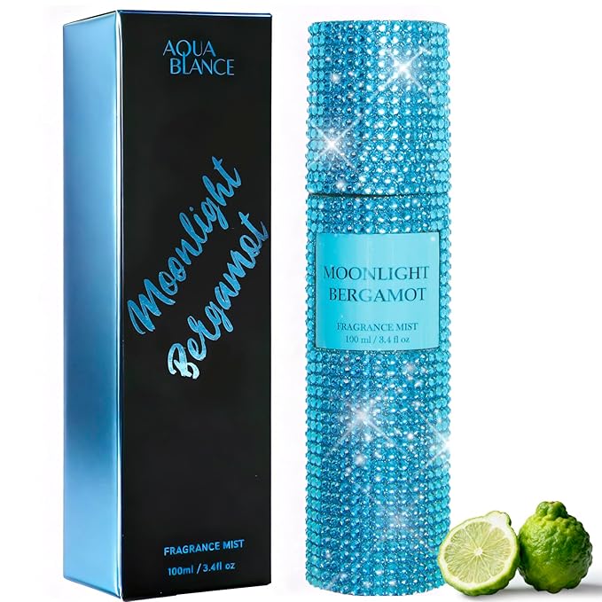 Body Spray for Women, Moonlight Bergamot, Bling Fragrance Mist, 3.4 fl oz