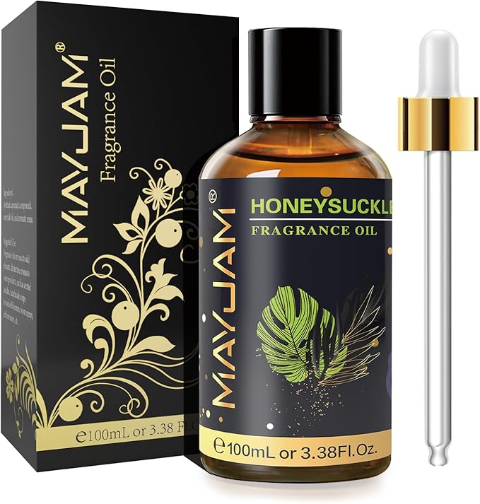MAYJAM Honeysuckle Fragrance Oil Essential Oils for Diffusers, 3.38FL.OZ