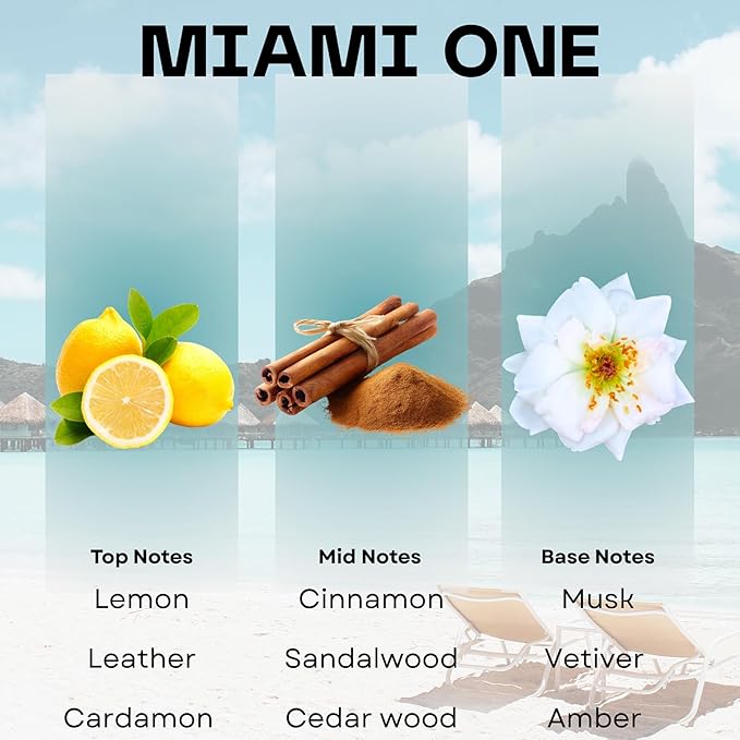Scentia Miami One (My Way) Diffuser Oil for HVAC Scent Machine – Hotel Fragrance Inspired by 1 Hotel Miami Beach – 500 mL – Lemon, Sandalwood & Cedar Oil for Commercial & Cold Air Diffusers