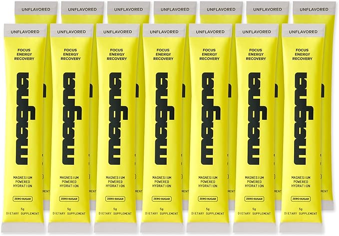 MAGNA Electrolytes Powder Drink Mix for Hydration, Energy & Focus Support (14 Servings, Pure)