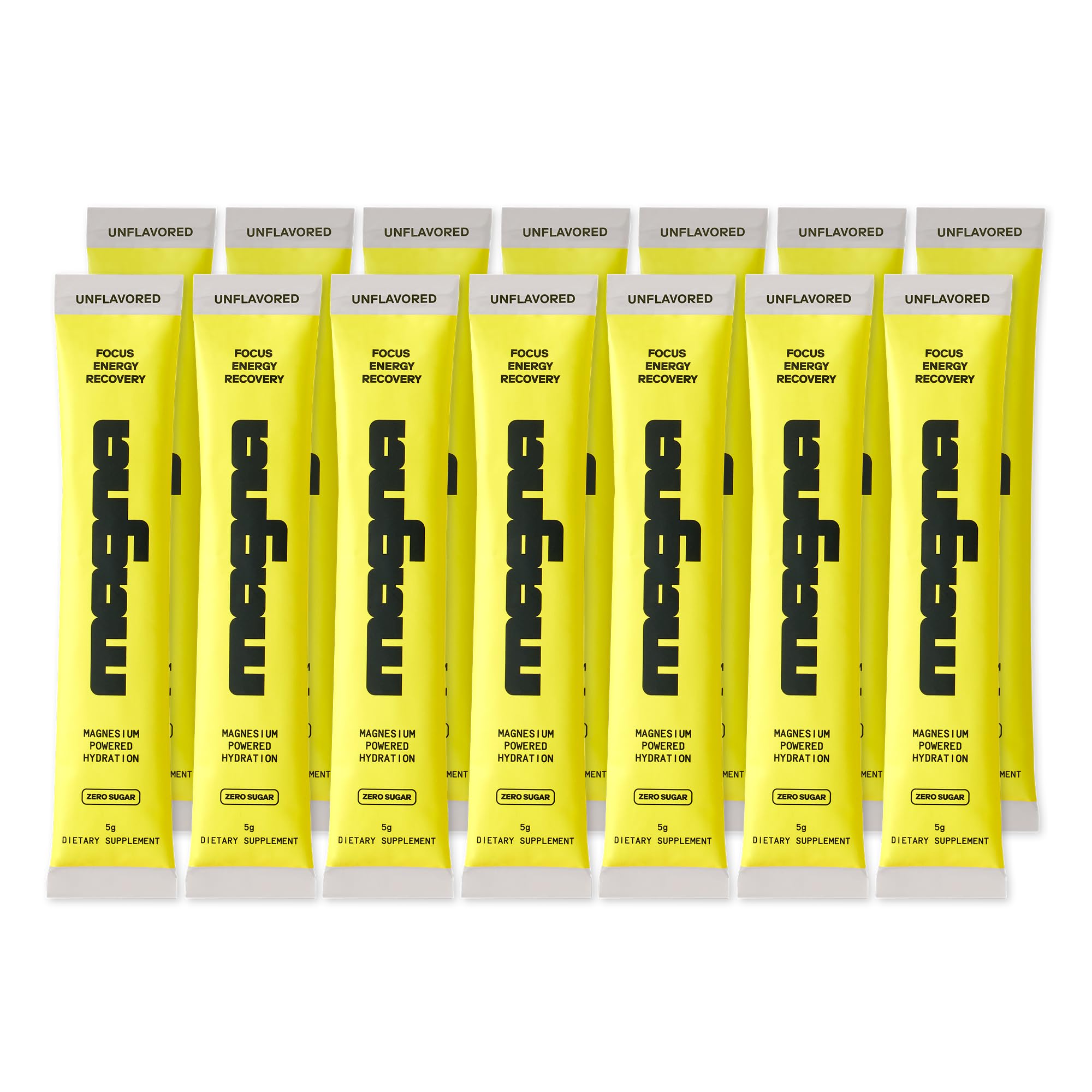 MAGNA Electrolytes Powder Drink Mix for Hydration, Energy & Focus Support (14 Servings, Pure)