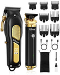 Ufree Professional Hair Cutting Kit, Cordless Barber Grooming Set with Precision Detailer, Rechargeable Electric Shaver, Home & Travel Use, Gift for Him