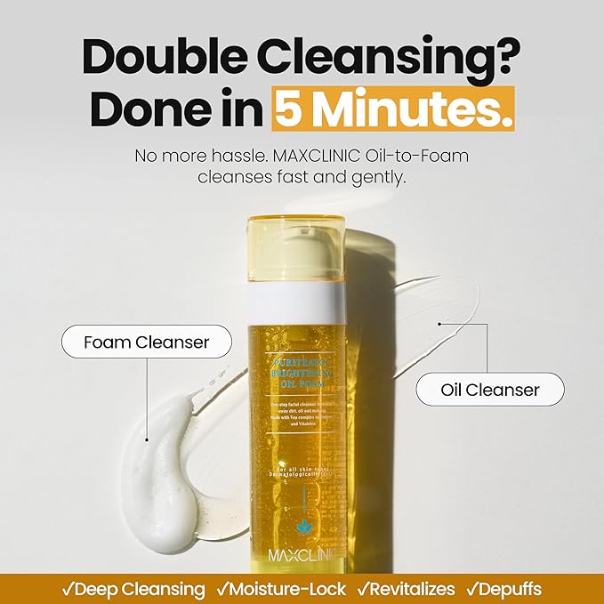 MAXCLINIC K Beauty PuriteaToc Oil To Foam - Makeup Face Wash Cleanser