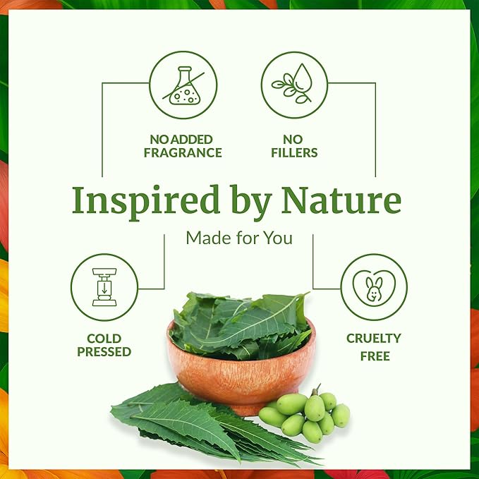 SVA Neem Seed Oil 4 Fl Oz - for Face, Skin Care, Hair Care, Scalp Massage & Body Massage – Carrier Oil with Dropper