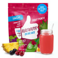 FlavCity Fruit Punch Electrolytes Powder Packets - 28 Hydration Packets - No Added Sugar - Hydration Powder with Real Fruit & Unrefined Sea Salt - Keto & Gluten-Free (28 Stick Packs)