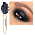 TWLBXMG Eyeshadow Stick Makeup Cream Smooth Shimmer Eyeshadow Pencil, Hypoallergenic Waterproof Long Lasting Eye Shadow Highlighter Stick Midnight Black # 18