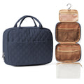 suratio Travel Toiletry Bag For Women Small Hanging Toiletry Travel Makeup Bag lightweight Water-Resistant Toiletries Organizer case portable Cosmetic Bags For Women Blue