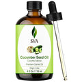 SVA Cucumber Seed Carrier Oil, Glass Bottle with Dropper, 4 Fl Oz (118 ml)