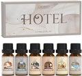 SALUBRITO Hotel Fragrance Oil Set, Luxury Essential Oil Set for Diffuser, Candle, Soap Making Scents, Bergamont & Ylang-ylang, White Tea, Lemon & Thyme, Citrus Bliss, Lemon Tuberose, Jasmine & Mint