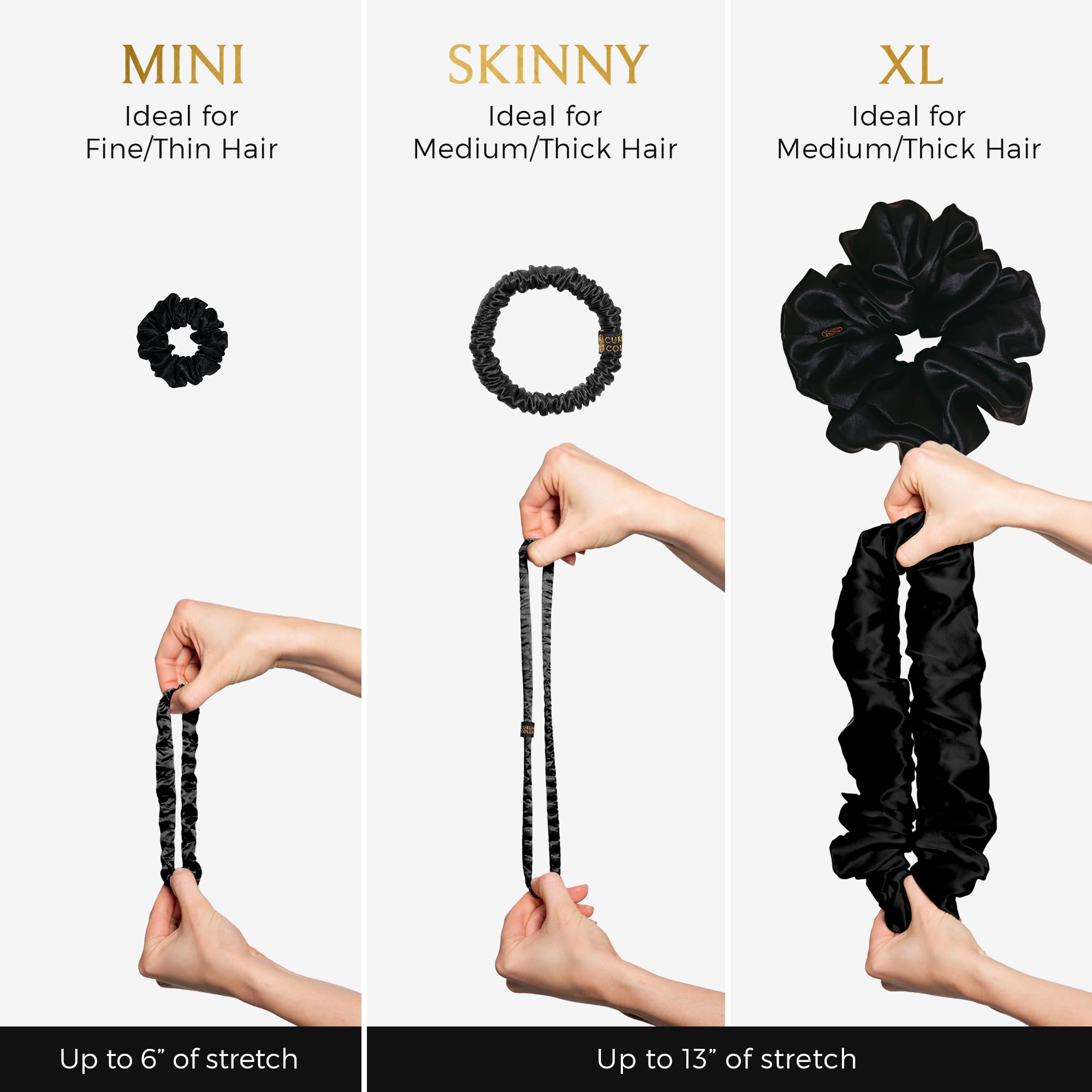 Curlfriend Oversized Silk Scrunchies for Women, XL, Leopard/Cheetah Print