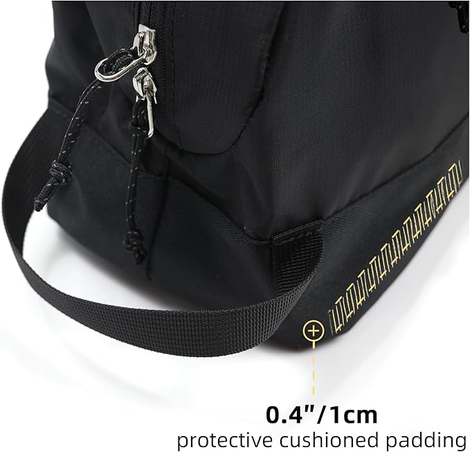kalgoTeal Travel Toiletry Bag 8L, Large Packing Cube with Waterproof TPU Wet/Dry Compartment