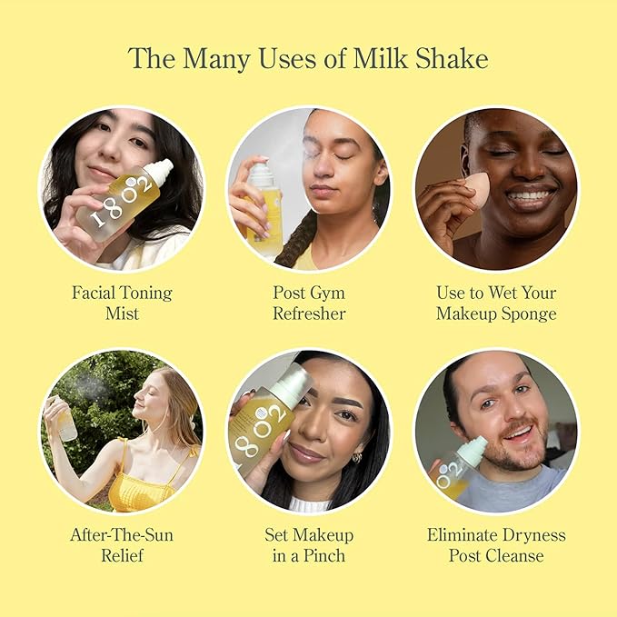 Beekman 1802 Milk Shake Hydrating Face Mist, Fragrance Free, 2 fl oz