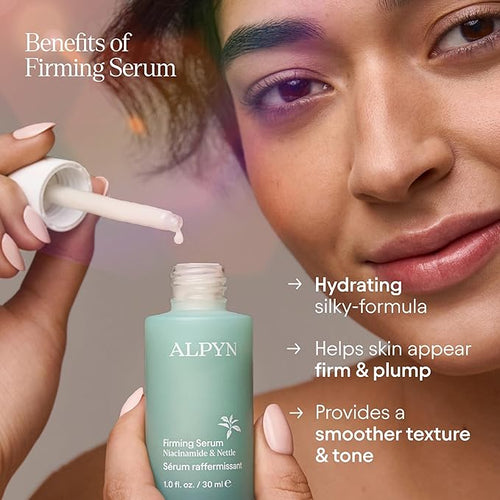 ALPYN Hydrating Firming Serum with Nettle & Niacinamide | Visibly Smooth, Plump & Firm | Reduce the Look of Fine Lines & Pores | 1 oz / 30 ml