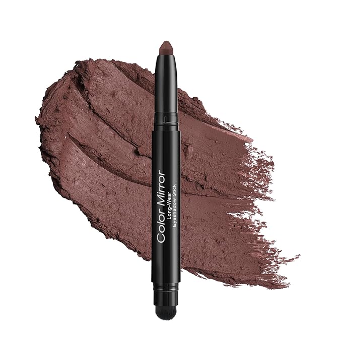 Color Mirror Cream Waterproof Hypoallergenic Eyeshadow Stick, long wear Metallic Glitter Matte Eye Shadow Pencil With Makeup Brush, Eye Brightener, 24 Matte Clay