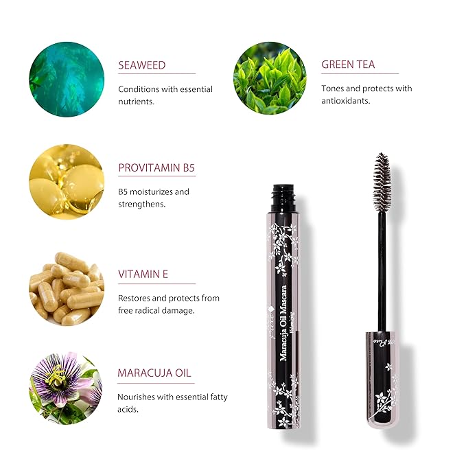 100% PURE Maracuja Oil Mascara, Dark Chocolate, 0.35 oz