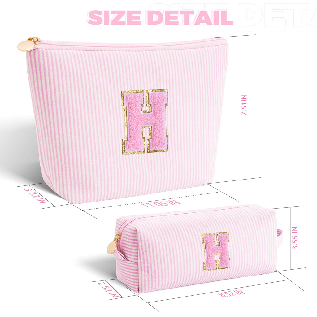 Btffitting Gifts for Teen Girls Women - Birthday Gifts for 10 11 12 13 14 15 16 17 18 Years Old Girl,Makeup Bag Cosmetic Bag,Teacher Gift Trendy Stuff Toiletry Bag - Pink,H
