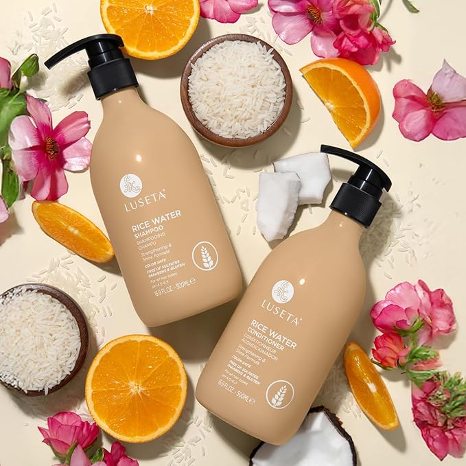 Luseta Rice Water Shampoo and conditioner Set Strengthening 33.8oz*2