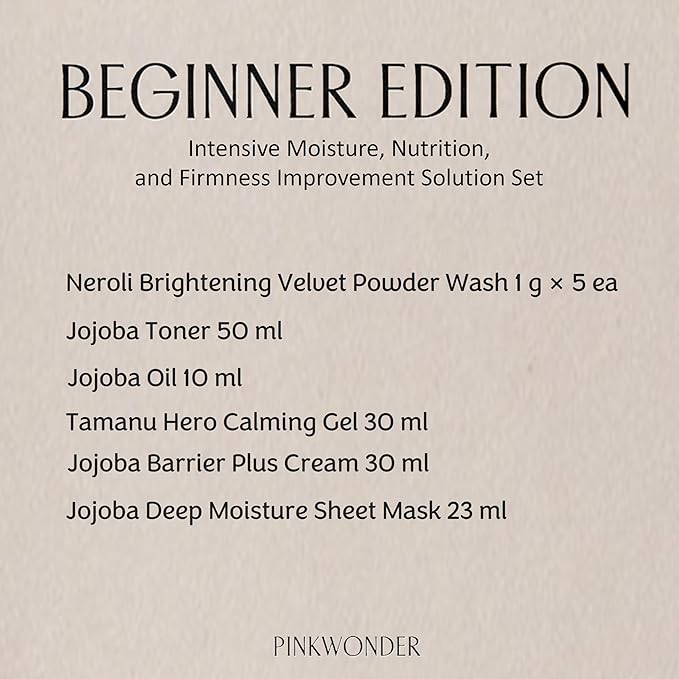 PINKWONDER Beginner Edition Signature Skincare Discovery Set Travel Kit