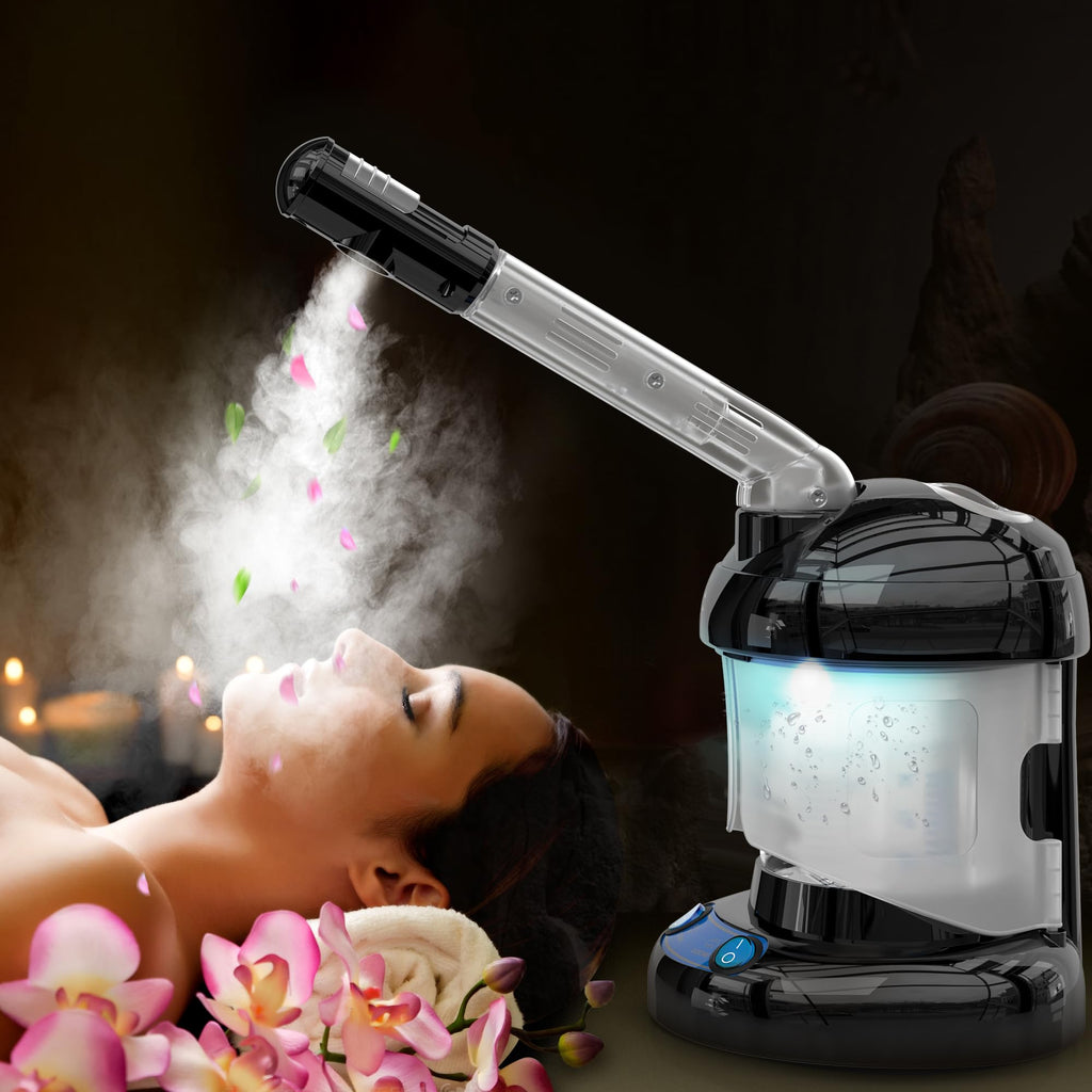 Kingsteam Nano Ionic Facial Steamer for Deep Cleansing & Home Spa