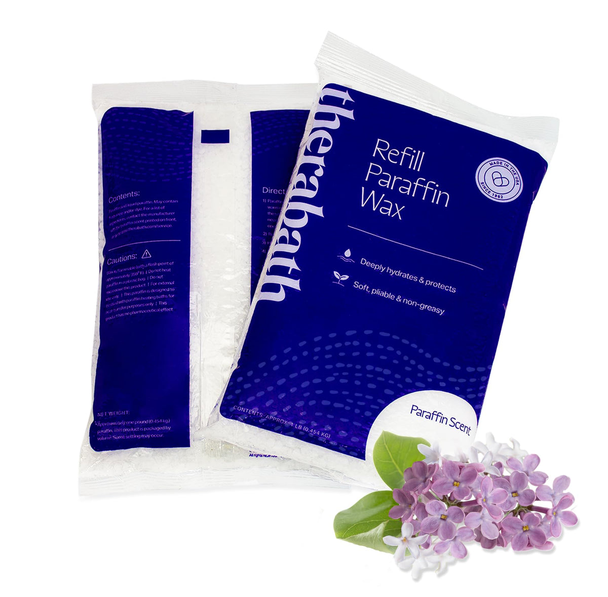 Therabath Paraffin Wax Refill - Thermotherapy - Use to Relieve Arthritis Discomfort, Stiff Muscles, & Dry Skin - For Hands, Feet, Body - Deeply Hydrates & Protects - Made in USA, 6 lb. PeachE