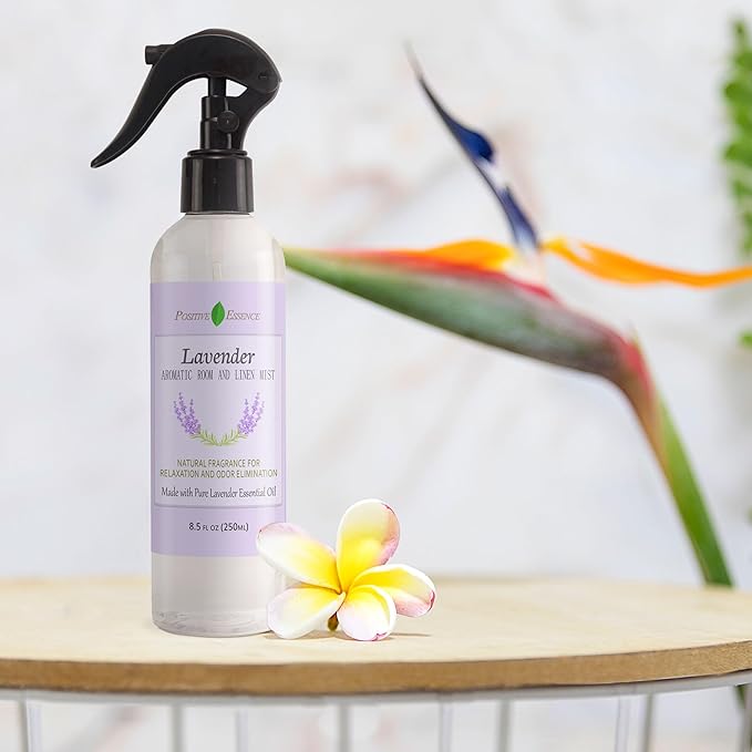 Lavender Room & Pillow Spray with Essential Oil, Linen Mist, 8.45 fl oz