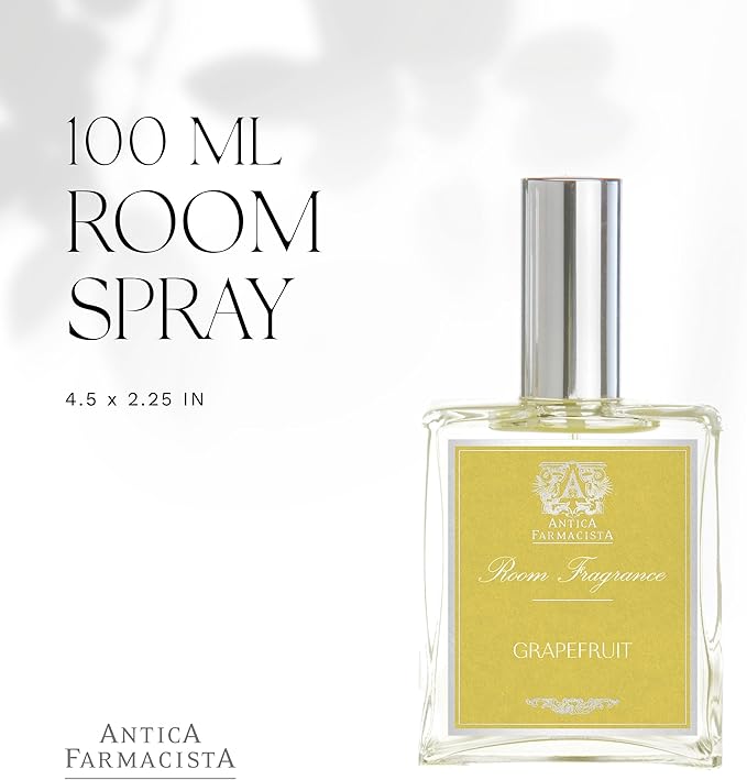 Antica Farmacista Room Spray - Elegant House Spray - Long-Lasting, Room Fragrance - Luxury Gift for Housewarming - Grapefruit, 3.4 fl oz