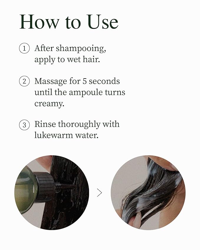 YADAH Detangled Wash-Off Ampoule Treatment, 6.76 fl oz, For Damaged Hair