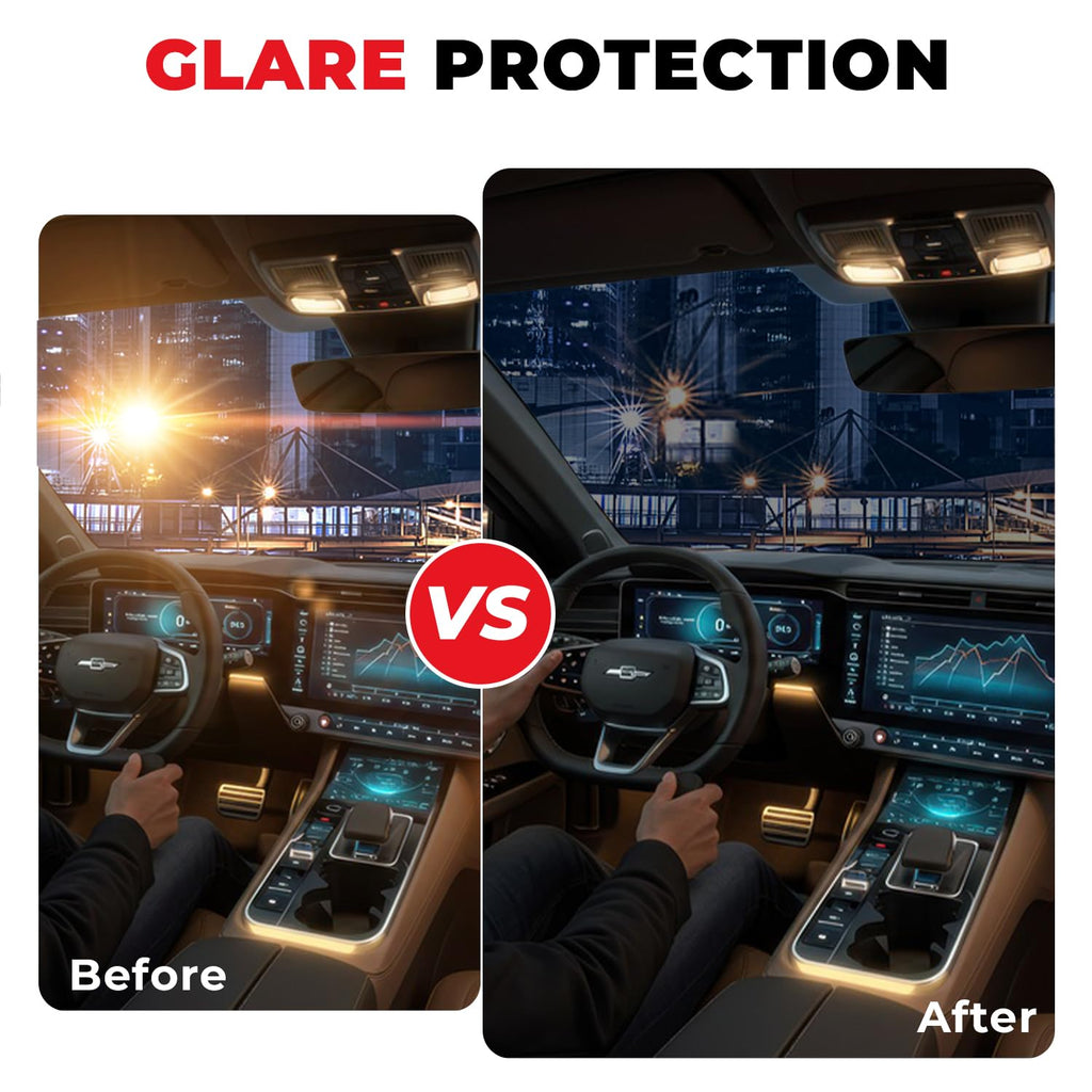 Amzwolf 50% VLT Ceramic Car Window Tint Film (20In x 20Ft), 99% UV & 96% IRR Blocks, 5-Layer Automotive Tints for Privacy Sun & Glare Protection Heat Blocking Scratch Resistant