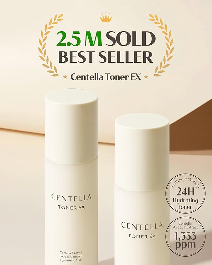 DR.PEPTI Centella Milky Serum Toner, 8-Form Hyaluronic Acid, 6.09 oz