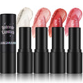 Jolilab Sparkling Lip Gloss, Long Lasting Waterproof Moisturizer Lip Balm Glitter Shimmer Metallic Lipstick, Diamond Shiny Lipstick for Women Girls, Non-sticky