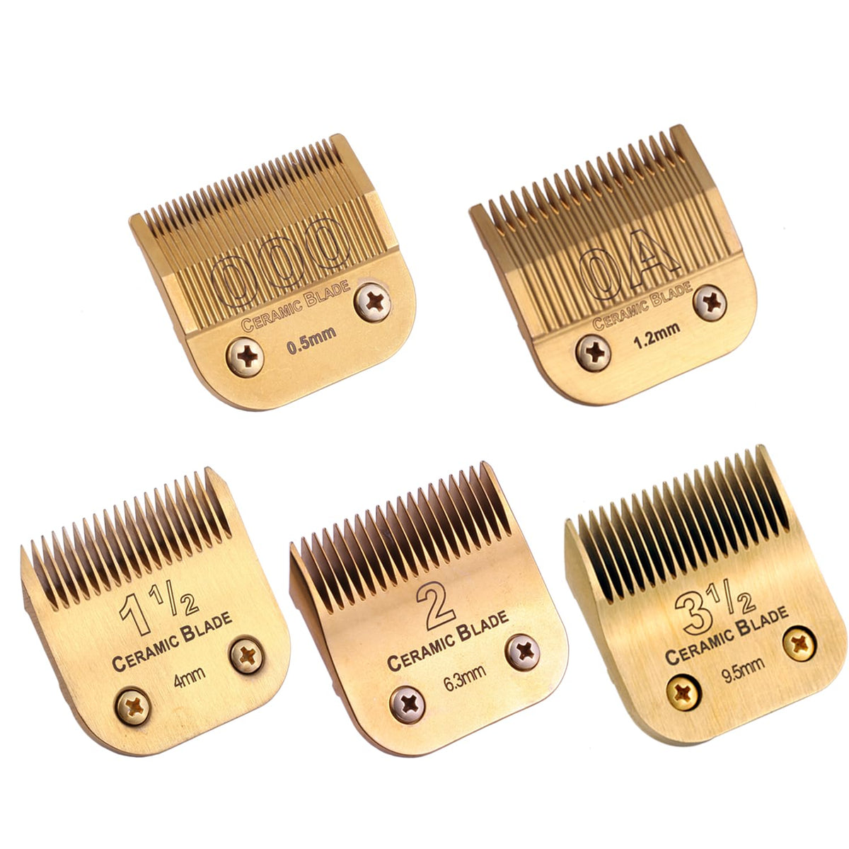Replacement Blades Set Compatible with AGC,Classic76,A5 Clipper 4PCS
