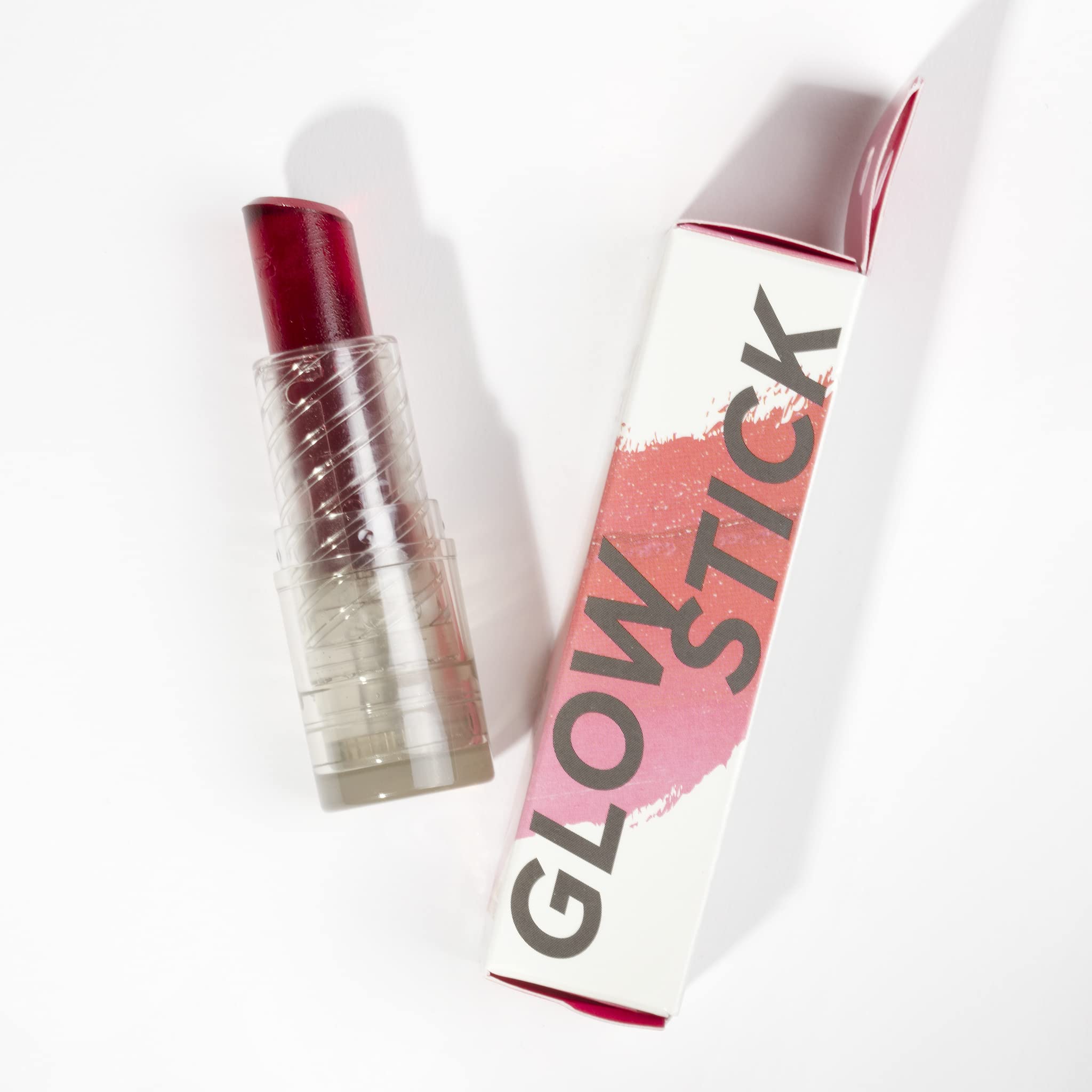 Pacifica Glow Stick Lip Oil Rosy Glow Sheer Rose Hydrating Lip Tint Balm, Moisturizing Glossy Oil for Dry Lips, Vitamin E Enriched, Non-Sticky Natural Shine, Vegan & Cruelty-Free Clean Beauty.14 oz