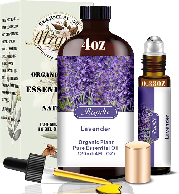 MLYNKL Lavender Essential Oil,Lavender Oil for Massage Home,4 fl oz