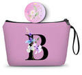 Birthday Inspirational Bridesmaid Proposal Team Small Gifts for Women Mom Aunt Teacher Sister Coworkers Makeup Cosmetic Bag Travel with Mirror Mothers Day Christmas Graduation B